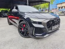 2020 Audi Q8 4.0 RS Black Edition TFSI V8 Carbon Package - Deep Black Exterior RS SuperSport Seats - Panoramic Roof - (UNREG) - NEGO UNTIL LET GO