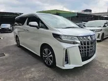 2022 Toyota Alphard 2.5 G S C Package MPV 2.5 SC Sunroof Roof Monitor PCS LDA DIM BSM PB Unreg