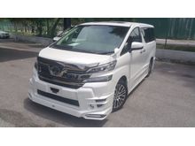 2016 Toyota Vellfire 2.5 ZG 0% GST WITH TRD BODYKIT JAPAN UNREG