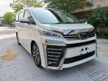 2019 Toyota Vellfire 2.5 ZG / SUNROOF / ALPINE FULL SET / 5 YEAR WARRANTY