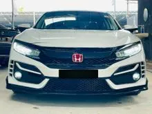 NEW STOCK, HONDA CIVIC TC-P , FK8R NEW BODYKIT , SRECORD 78K , ACCIDENT FREE , LED HEADLIGHT , 17 INCH SPORT RIMS , ELECTRIC SEAT , LEATHER SEAT FULL