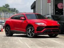 2019 LAMBORGHINI URUS 4.0 V8 SUV LOCAL UNIT , DIRECT OWNER , B&O SOUND SYSTEM , BROWN LEATHER INTERIOR , 360 SURROUND CAMERA , 6 DRIVING MODES