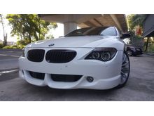 BMW 630Ci (A)2007,PANAROMIC ROOF,LIMITED M-SPORT,FULL LEATHER SEATS RED IN COLOUR,M-SPORT STEERING,CRYSTAL WHITE IN COLOUR,ONE DATIN OWNER