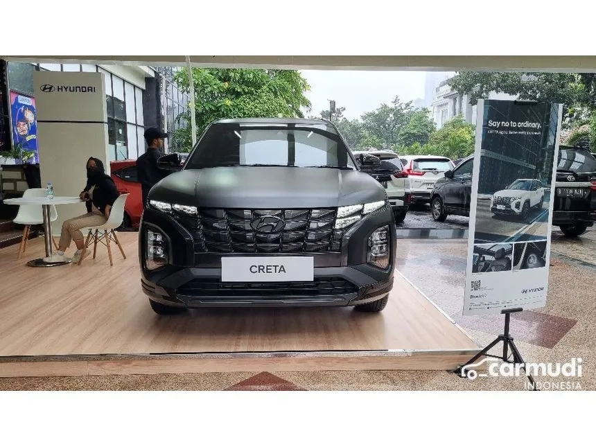 Jual Mobil Hyundai Creta 2024 Alpha 1.5 di DKI Jakarta Automatic Wagon Hitam Rp 416.800.000