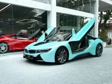 2015 BMW i8 1.5 Hybrid Coupe  Tiffany Wrap  Butterfly Doors  Starry Headliner  Low Mileage 56K KM