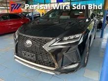 2020 Lexus RX 300 2.0 F Sport SUV # RED LEATHER , PANORAMIC ROOF , 360 CAMERA , HUD , BSM , GRADE 4.5 , OFFER RX300 FREE WARRANTY / FREE TINT AND COAT