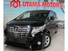 0%GST (SAVE 90K) 2015 Toyota Alphard 2.5 X MPV (8 SEATER, 2 POWER DOOR)