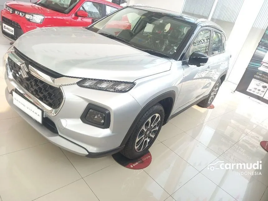 Jual Mobil Suzuki Grand Vitara 2024 MHEV GX Two Tone 1.5 di Banten Automatic SUV Silver Rp 319.909.999
