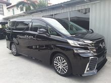 2015 Toyota Vellfire 2.5 Z G Edition Unreg