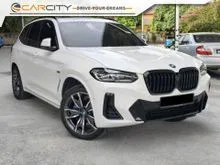 2022 BMW X3 2.0 xDrive30e M Sport SUV TRUE YEAR UNDER WARRANTY FULL SERVICE BMW LOW MILEAGE 58K KM SUNROOF 360 REVERSE CAMERA FULL ADAS