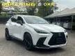Recon 2023 Lexus NX350 2.4 F Sport SUV [SUN ROOF, RED LEATHER .360 CAMERA, DIM, BSM, POWER BOOT] PRICE CAN NEGO