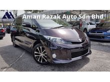 2012 Toyota Estima 2.4 Aeras MPV Facelift Model Cream Interior 7 Seaters Roof Monitor Unreg