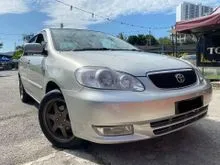 2001 Toyota Corolla Altis 1.8 G BUY AND DRIVE CONDITION CALL ME NOW 0196288966 NOTHINGS TO REPAIR CONDITION