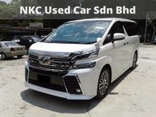 2016 Toyota Vellfire 2.5 (A) ZG SPEC PANORAMIC