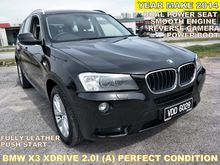 2014 BMW X3 2.0 xDrive20i SUV (A) POWER BOOT POWER SEAT FULLY LEATHER LIKE NEW