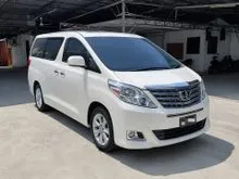 2014 Toyota Alphard 2.4 G 240S Gold MPV SUNROOF MOONROOF LEATHER PILOT SEAT (LOAN KEDAI IC SAHAJA)