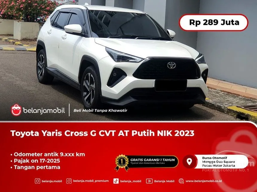 Jual Mobil Toyota Yaris Cross 2023 G 1.5 di DKI Jakarta Automatic Wagon Putih Rp 289.000.000