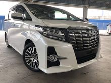 2017 Toyota Alphard 2.5 SC SUNROOF MPV