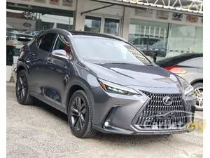 2022 Lexus NX 250 2.5 VERSION-L SUV, NX250, GRADE 5AA, ORI 17K KM, BLACK & RED INTERIOR, REVERSE CAMERA, HUD, BSM, PANORAMIC ROOF, HEATER & COOLER