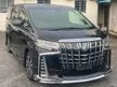 Recon 23K/KM ALPINE PLAYER APPLE CAR PLAY ANDROID AUTO DIGITAL INNER MIRROR BLIND SPOT MONITOR SUNROOF 2021 Toyota Alphard 2.5 G S C Package MPV FULL SPEC