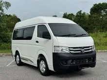 2018 Foton View C2 2.8 High Roof Window Van 29kKM Mileage