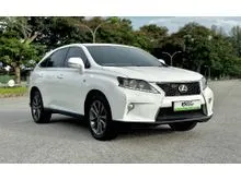 2013 Lexus RX 350 3.5 F Sport (A) Full Service Lexus / 3 Year Warranty / Accident Free / Original Paint / 1 Owner Only / Offer Promo / Negotiable