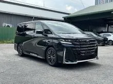 2024 Toyota Vellfire 2.4 Z Premier MPV / SIDE STEP / DIM / BSM / HUD / MOONROOF / 4 CAM / HIGH GRADE