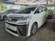 Recon 2019 Toyota Vellfire 2.5 ZG Sunroof 3 LED Pilot Leather seats Surround camera Power boot Push Start Lane Assist Unregistered - Cars for sale