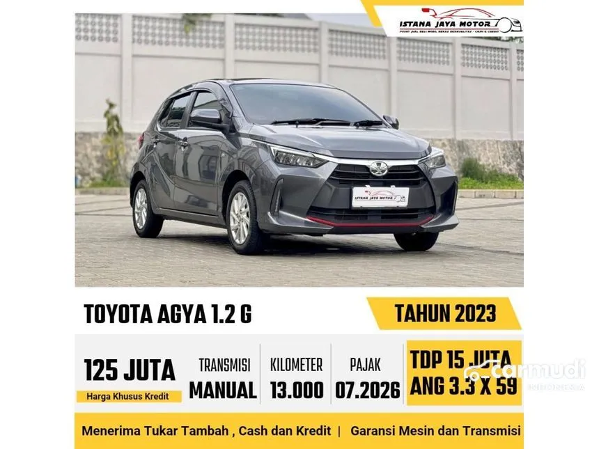 2023 Toyota Agya G Hatchback