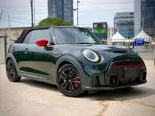 2022 MINI Cooper Convertible John Cooper Works JCW Cabrio Cabriolet RECON UNREG NEW STOCK FACELIFT NFL Rare Colour F56 F57 B48
