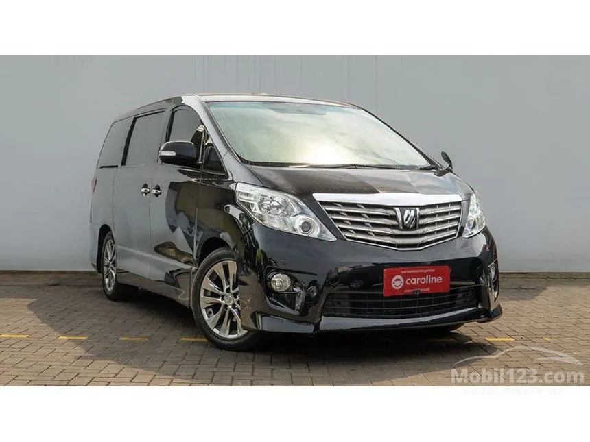 Jual Mobil Toyota Alphard 2011 S 2.4 di Banten Automatic MPV Hitam Rp 205.000.000