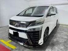 2018 Toyota Vellfire 2.5 ZG MPV (AUTO)1 OWNER/FULL SERVICE TOYOTA/PILOT SEAT/SUNROOF/POWER DOOR/POWER BOOT/FULL SPEC ZG