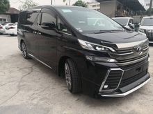 2015 Toyota Vellfire 2.5 ZG FULL SET ALPINE MONITOR AND TV MODELISTA BODYKIT UNREG15