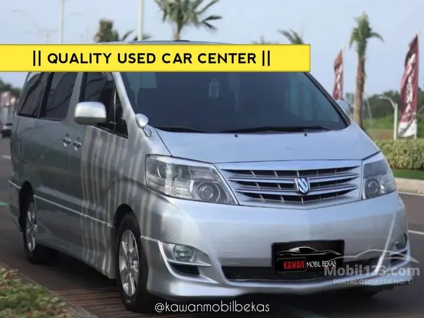 Jual Mobil Toyota Alphard 2008 2.4 di DKI Jakarta Automatic MPV Minivans Silver Rp 139.000.000