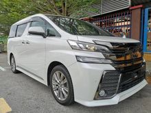 (FREE SST) (FREE WARRANTY) (TIP TOP CONDITION)2016 Toyota Vellfire 2.5 Z Golden Eyes MPV