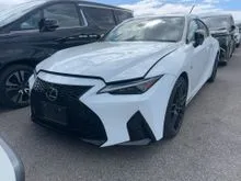 2021 Lexus IS 300 2.0 F-Sport Mode Black Red Interior Sunroof Grade 5B ready stock