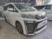 Recon 2020 Toyota Vellfire 2.5 ZG Unregistered with Sunroof, 5 YEARS Warranty