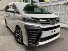2018 Toyota Vellfire 2.5 Z G Edition (A) 5 YEARS WARRANTY