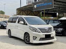2012 Toyota Alphard 2.4 SC EDITION PILOT SEAT FULL SPEC