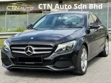 2016 MERCEDES BENZ C200 2.0 AVANTGARDE SEDAN / ANDROID PLAY / 360 CAMERA / PADDLE SHIFT / PUSH START /