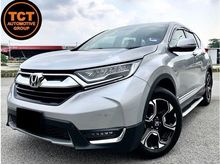 HONDA CR-V 1.5 TC AWD (A) F.S.R 50+ KM UNDER HONDA WARRANTY , FULL LEATHER SEAT , KEYLESS PUSH START , REVERSE CAM , DIGITAL METER