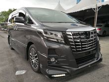 2015 Toyota Alphard 3.5 SAC FULL SPEC PACKAGE (SUNROOF, JBL, TRD BODYKIT, 360 CAMERA) UNREG 2015