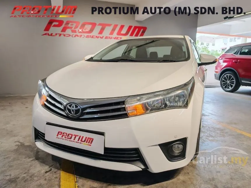 2014 Toyota Corolla Altis G Sedan