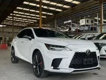 2023 Lexus RX 350 2.4 F Sport 4-EYES ORANGE BRAKE CALIPER PANAROMIC SUNROOF/SUV/8 YRS WARRANTY