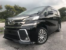2015 Toyota Vellfire 2.5 Z G Edition MPV**JBL SURROUND SYSTEM**JBL REAR ENTERTAINMENT**SHOWROOM CONDITION**