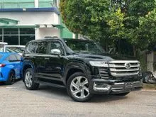 DIESEL BLACK LEATHER 2024 Toyota Land Cruiser ZX 3.3 TWIN TURBO LC300 MODELLISTA KIT RIM SUNROOF SURROUND CAM REAR TV HUD JBL SOUND GRADE 5A 2K KM NEW