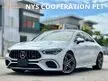Recon 2021 Mercedes Benz CLA45S 4 Matic + 2.0 AMG Line Premium Plus Unregistered Surround View Camera KeyLess Entry Push Start Burmester Sound System