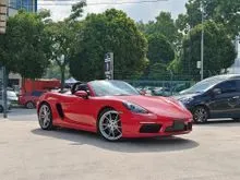 2022 Porsche 718 2.0 Boxster KEYLESS LEATHER SPORT PACK UNREG