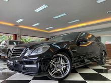 2012 Mercedes-Benz E63 AMG 5.5 W212 Sedan Nik2012 Black On Black Km20rb Antik Panoramic Sunroof Full Option #AUTOHIGH #BEST OFFER
