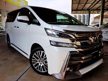 ** CNY BIG SALES** #JBL, 360 SURROUND CAM, AERO KITS# Toyota Vellfire 2.5 ZG 2017